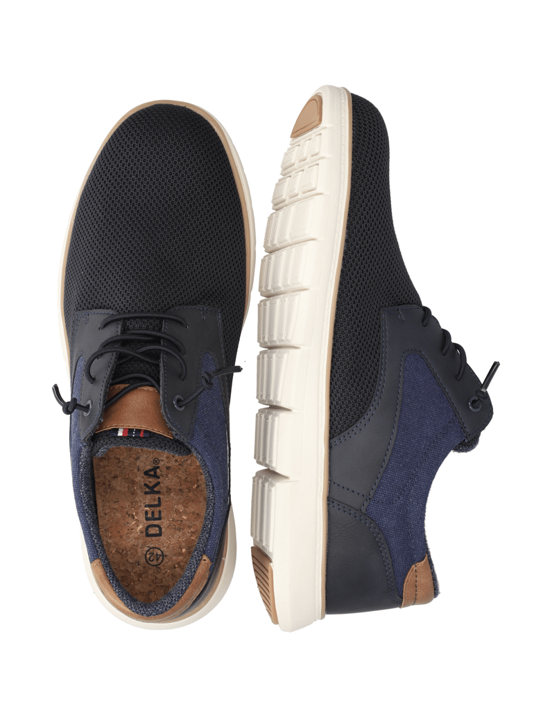 DELKA-Schnürer-sportiv-beige