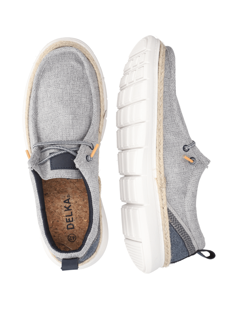 DELKA-Schnürer-sportiv-grau