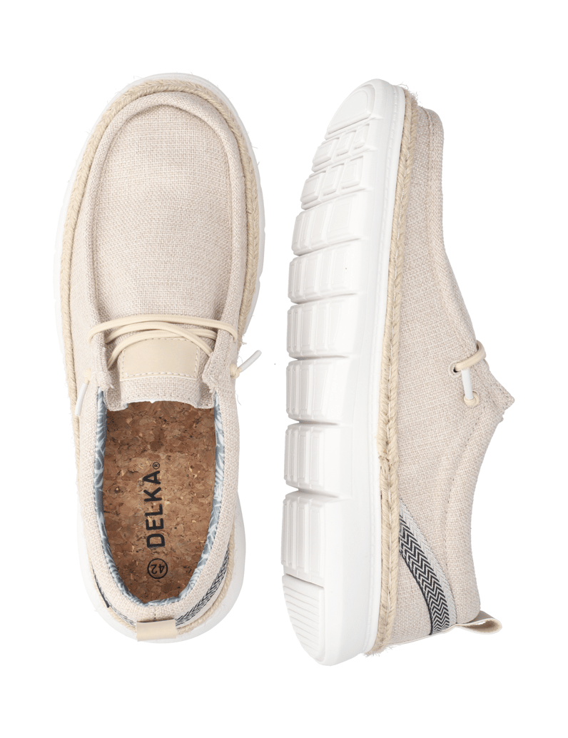 DELKA-Schnürer-sportiv-grau