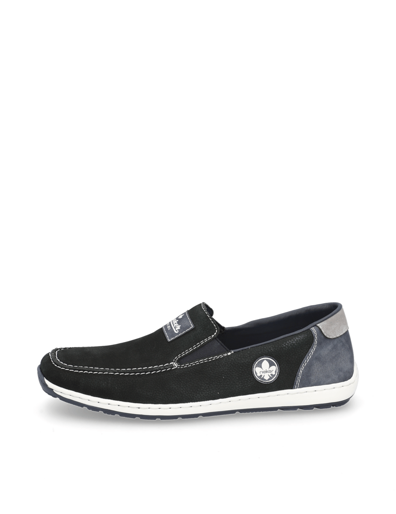 Rieker-Lederkombination-Slipper-sportiv