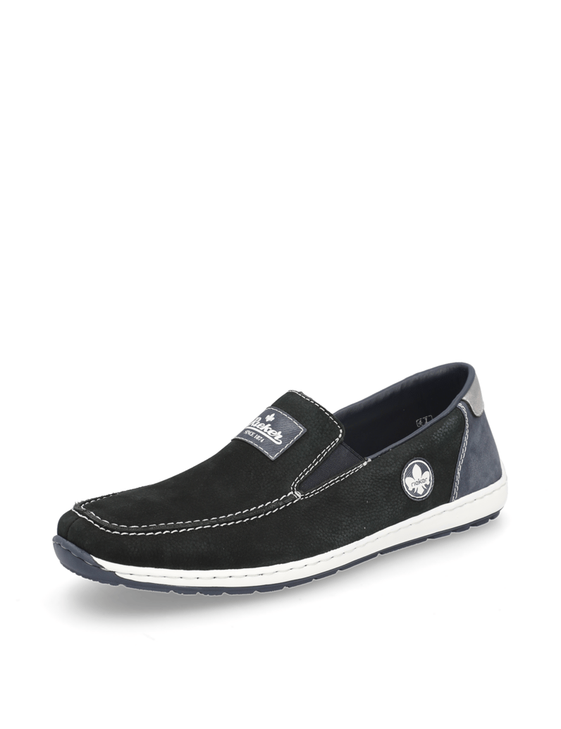 Rieker-Lederkombination-Slipper-sportiv