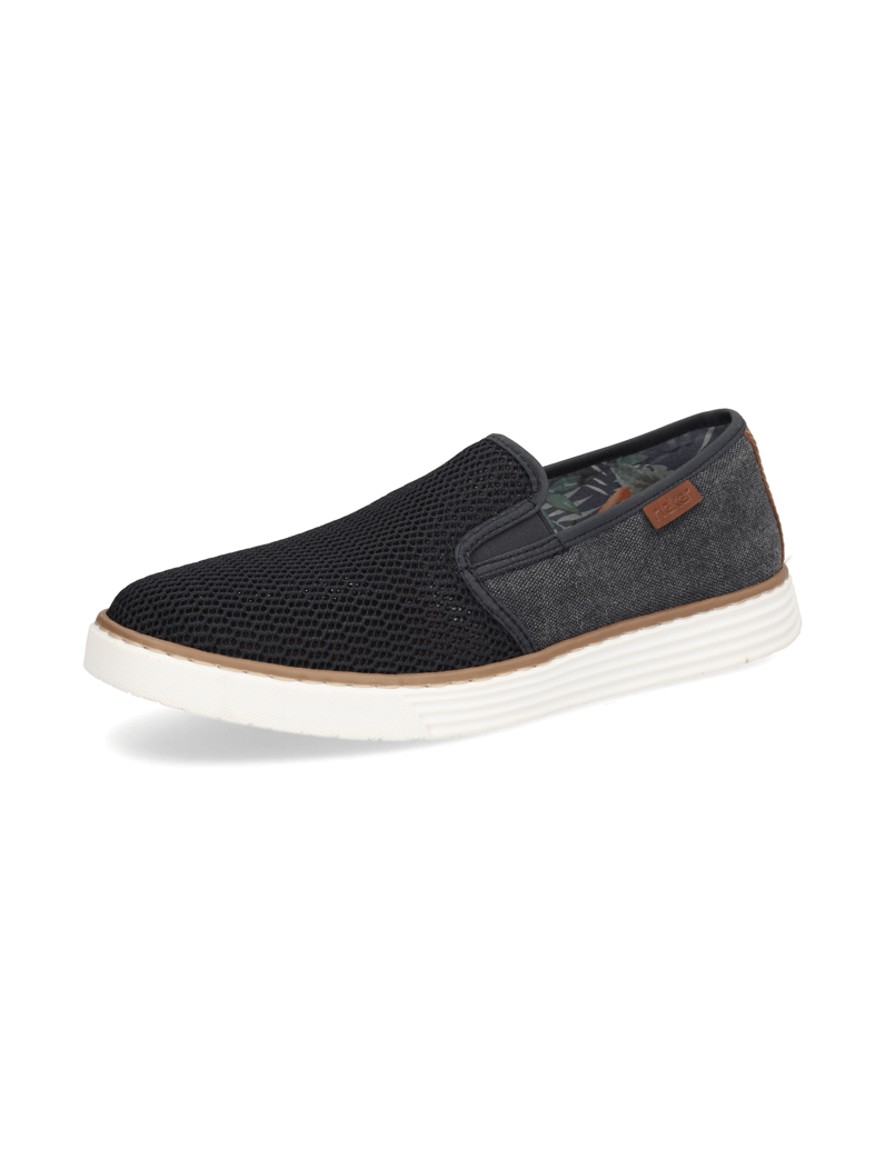 Rieker-Textil-Slipper-sportiv-blau