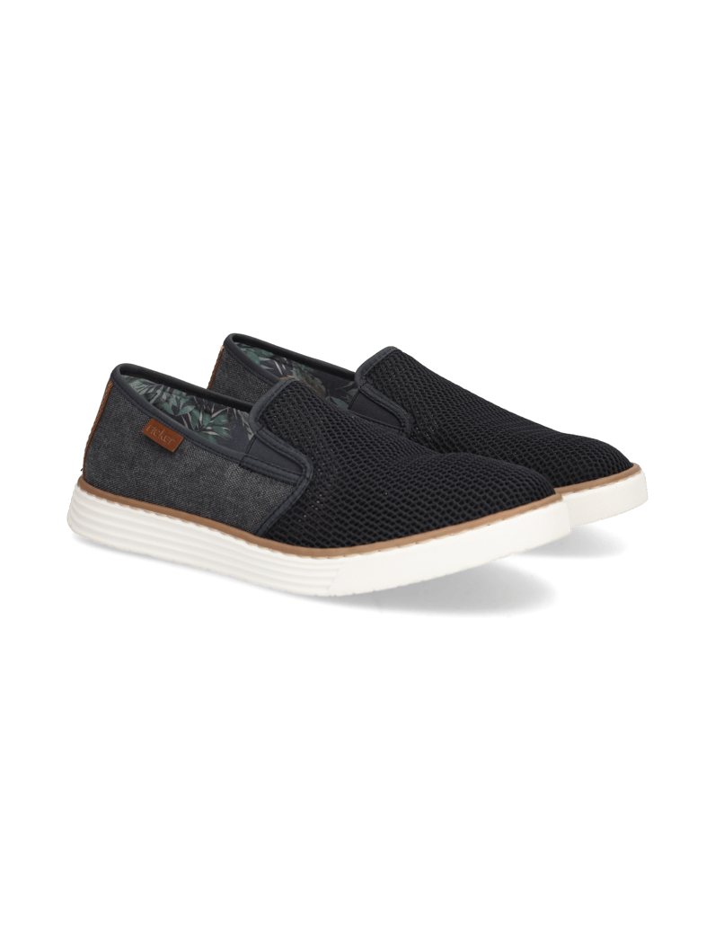 Rieker-Textil-Slipper-sportiv-blau