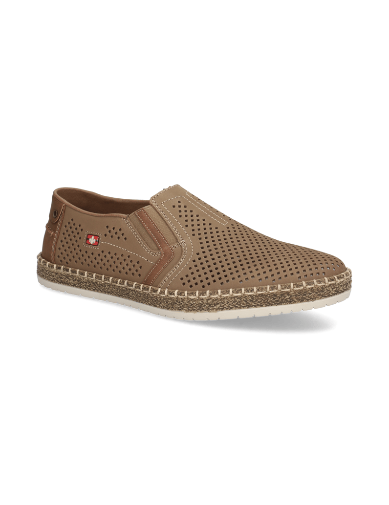 Rieker-Veloursleder-Slipper-sportiv-braun