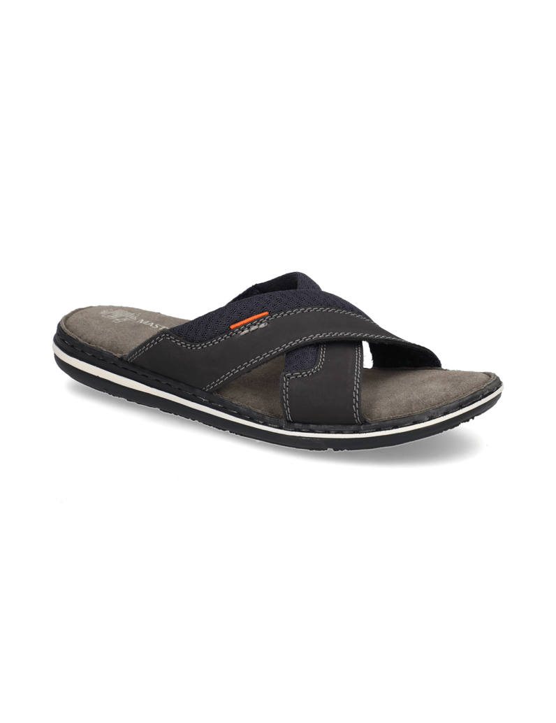 Master-Class-Lederkombination-Pantoffel-blau