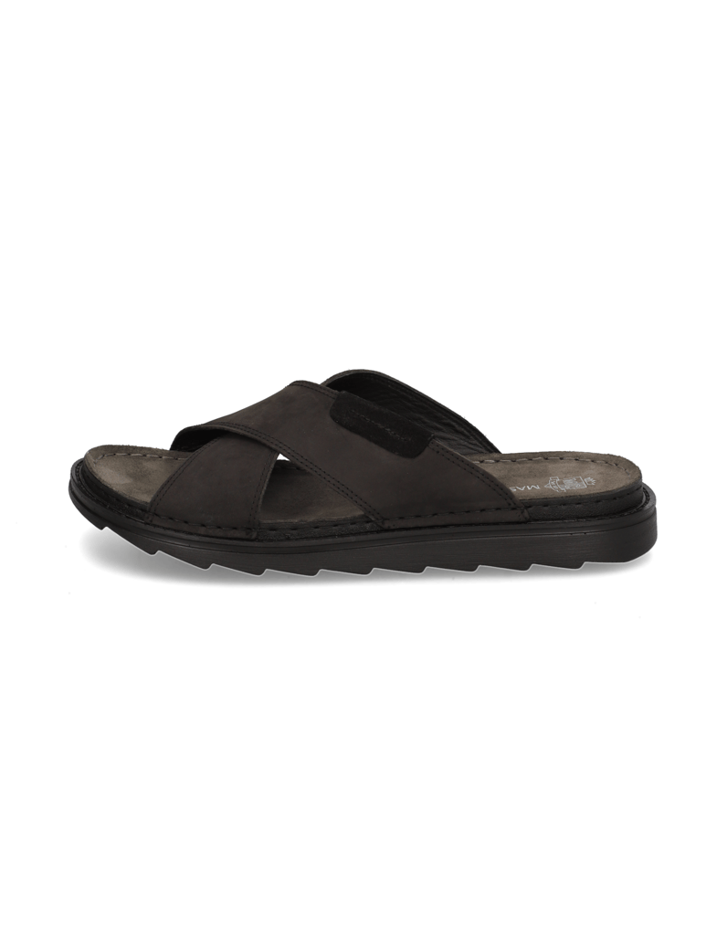 Master-Class-Lederkombination-Pantoffel-schwarz