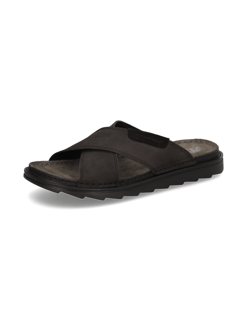 Master-Class-Lederkombination-Pantoffel-schwarz