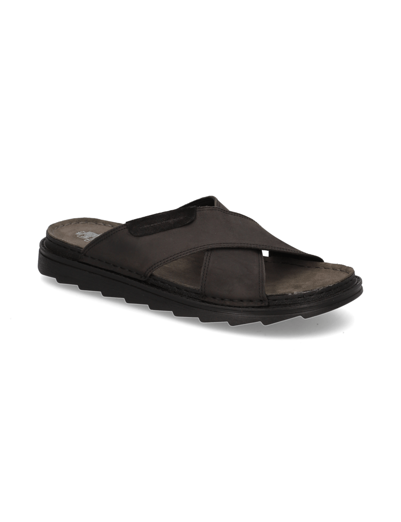 Master-Class-Lederkombination-Pantoffel-schwarz