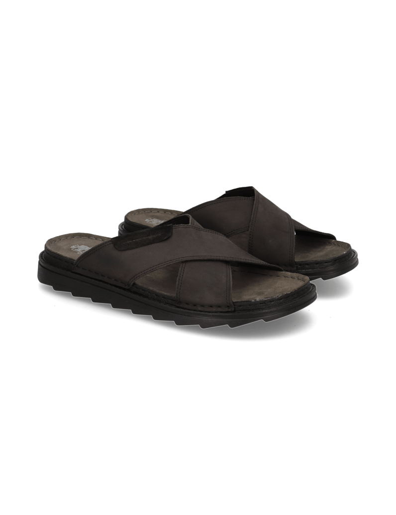 Master-Class-Lederkombination-Pantoffel-schwarz