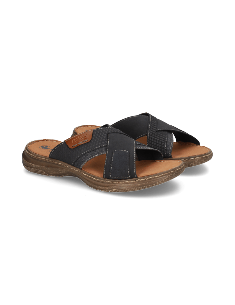 Rieker-Pantoffel-blau