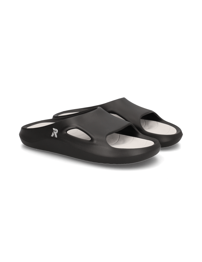 Rieker-Pantoffel-schwarz
