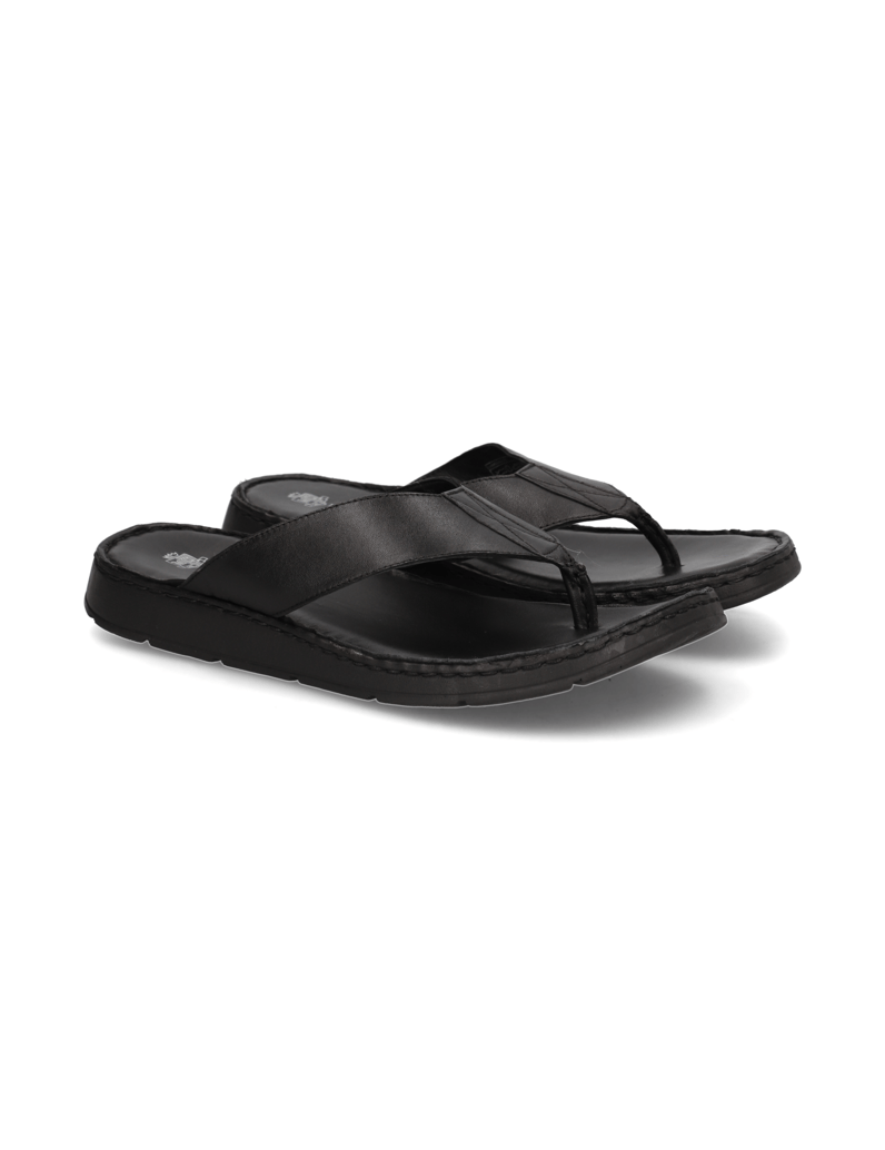 Master-Class-Glattleder-Pantoffel-schwarz