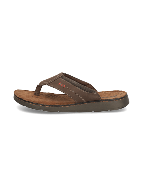Lederkombination Pantoffel