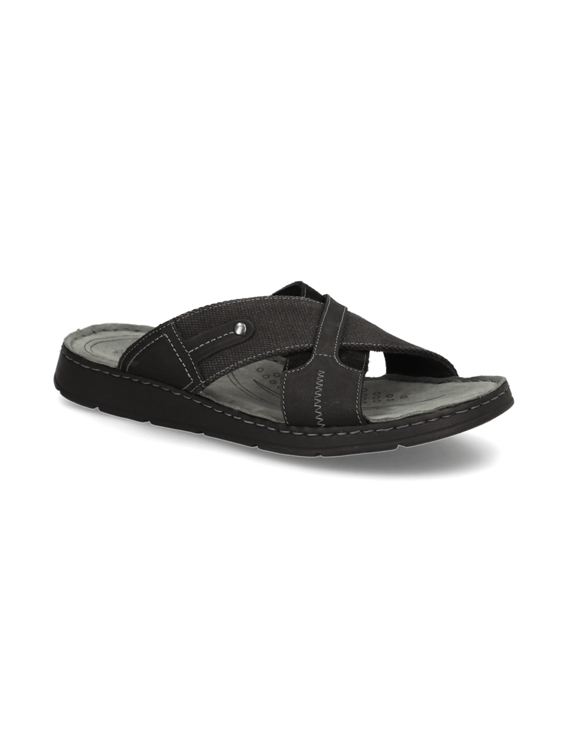 Master-Class-Lederkombination-Pantoffel-schwarz