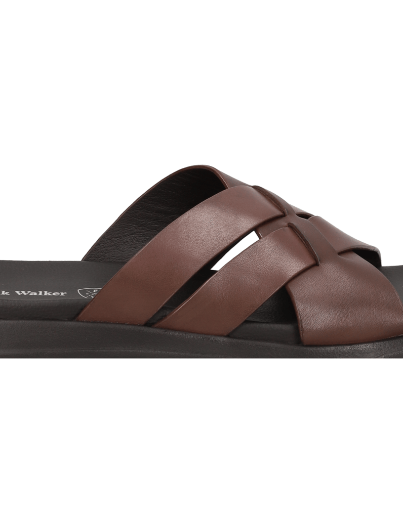 Frank-Walker-Glattleder-Pantoffel-schwarz