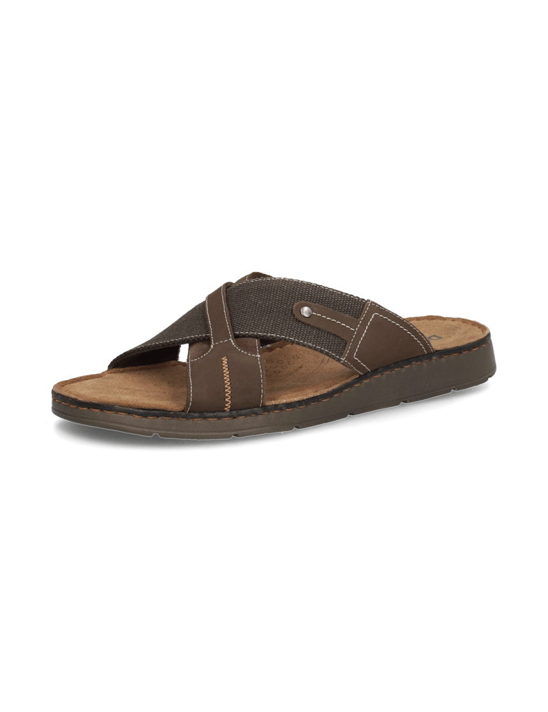 DELKA-Pantoffel-braun