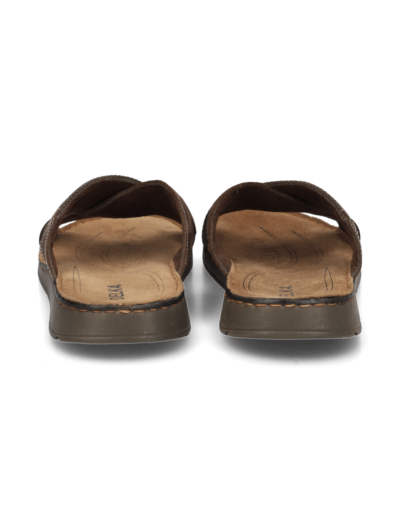 DELKA-Pantoffel-braun