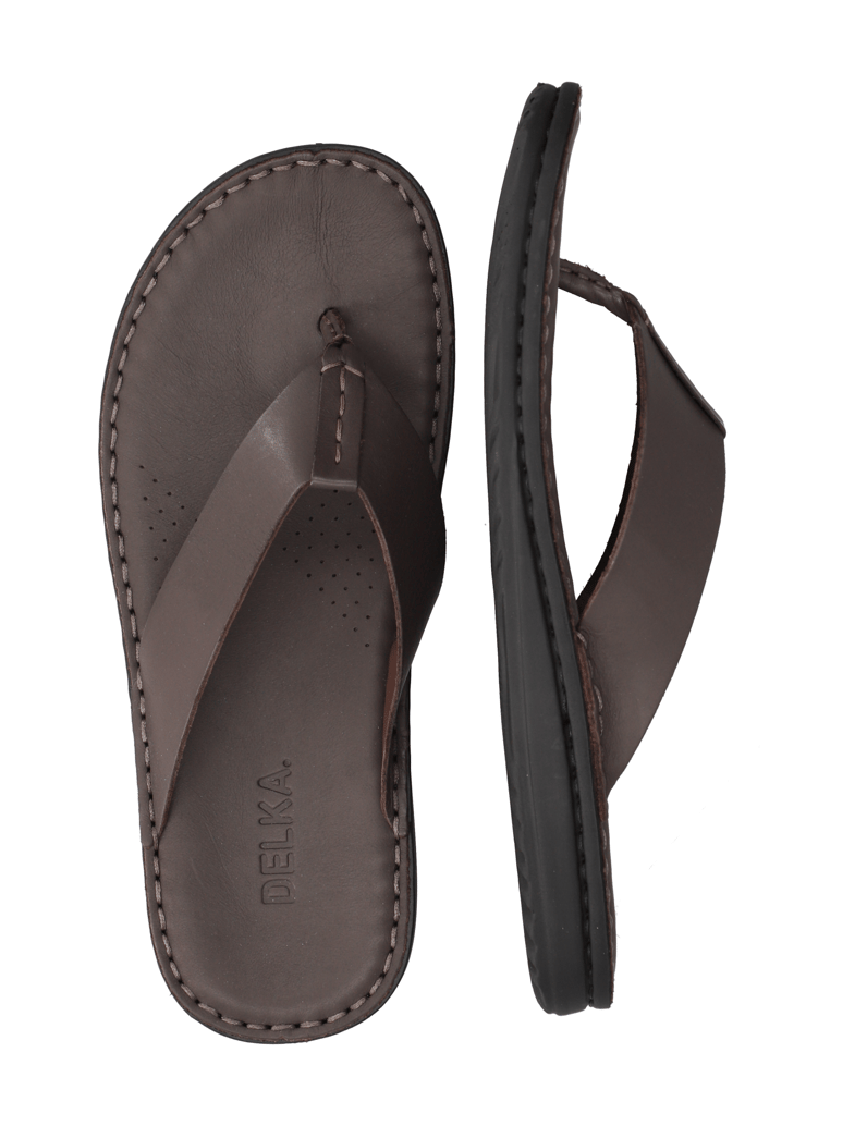 DELKA-Pantoffel-schwarz