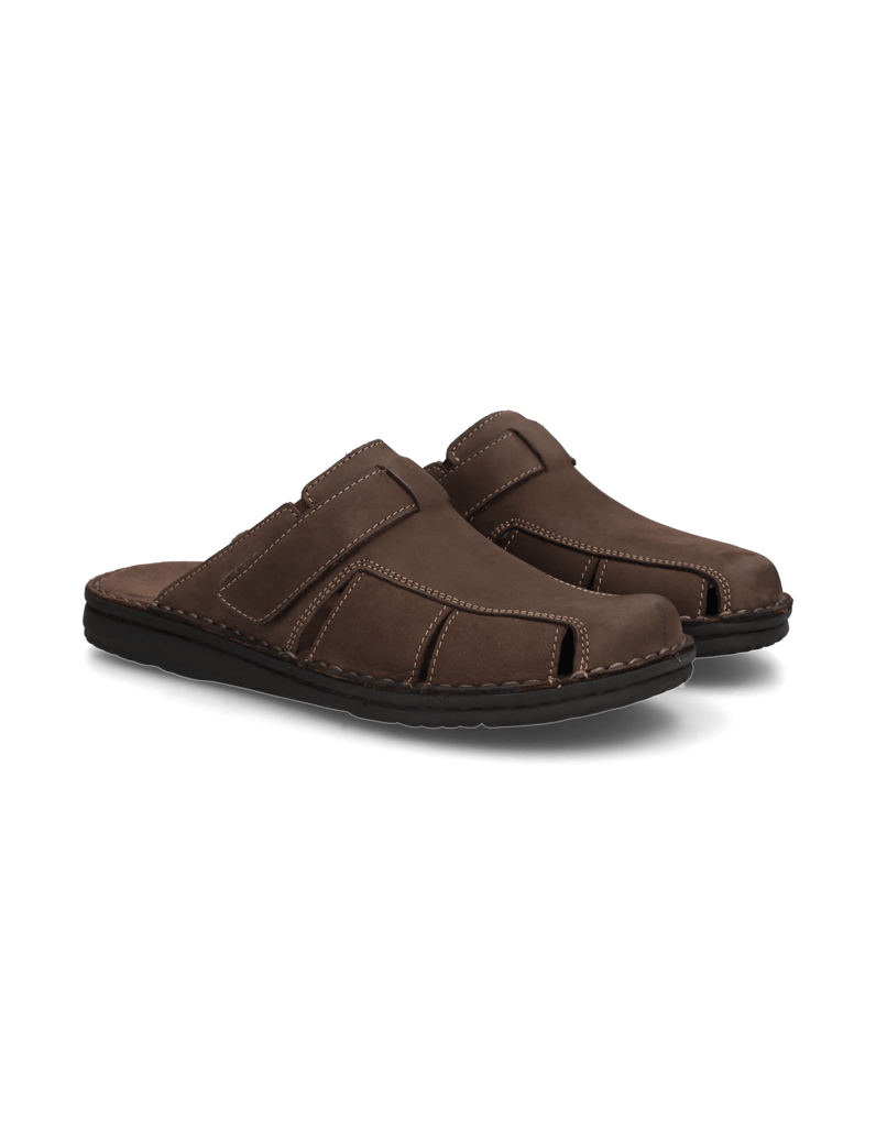 DELKA-Pantoffel-braun