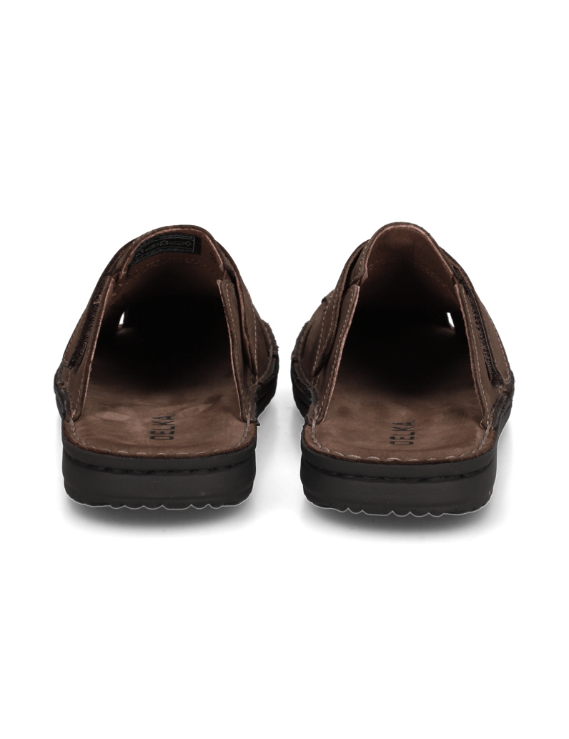 DELKA-Pantoffel-braun