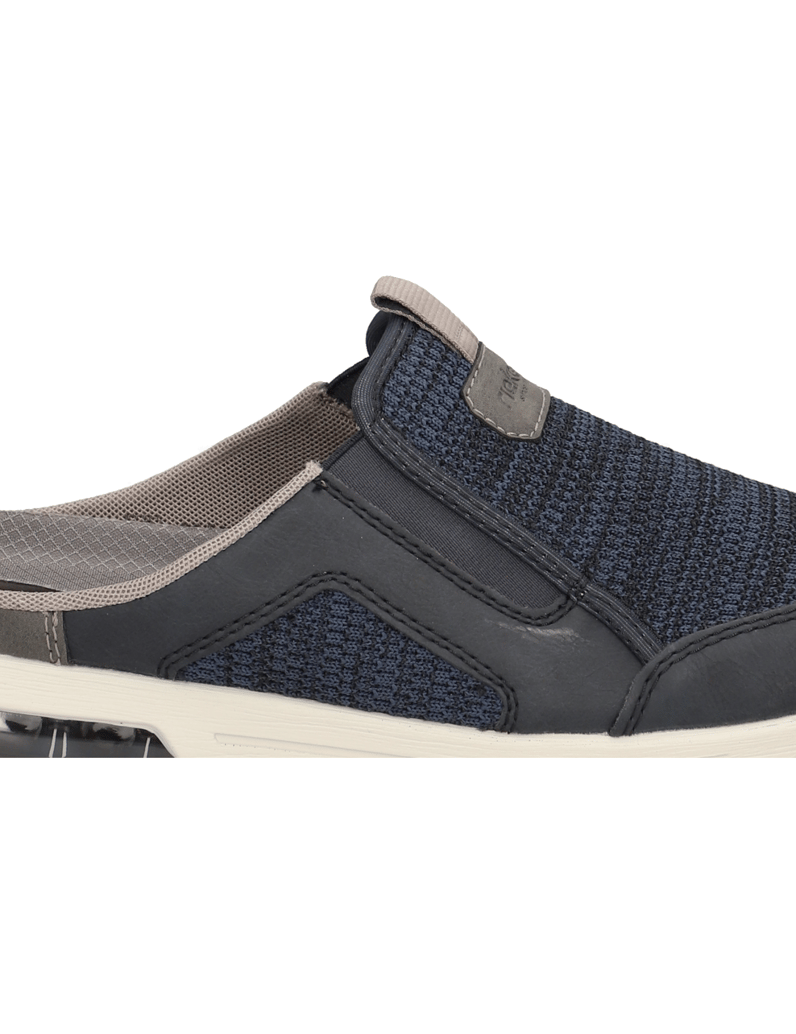 Rieker-Textil-Pantoffel-blau