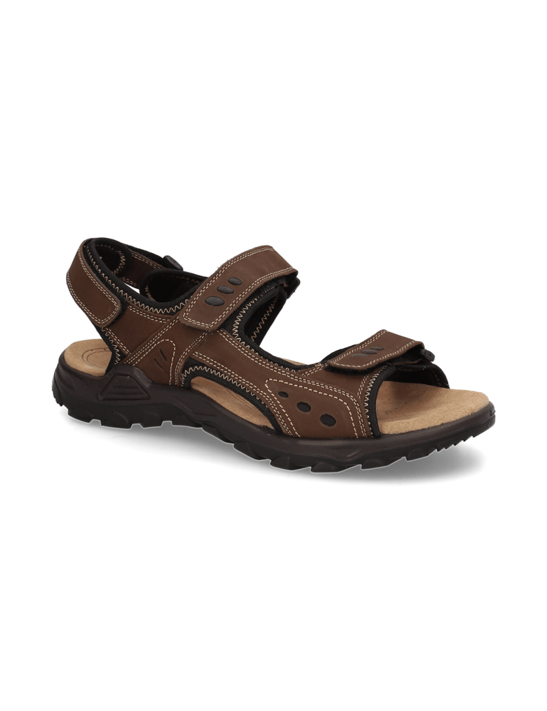 Master-Class-Nubukleder-Klassische-Sandalen-schwarz