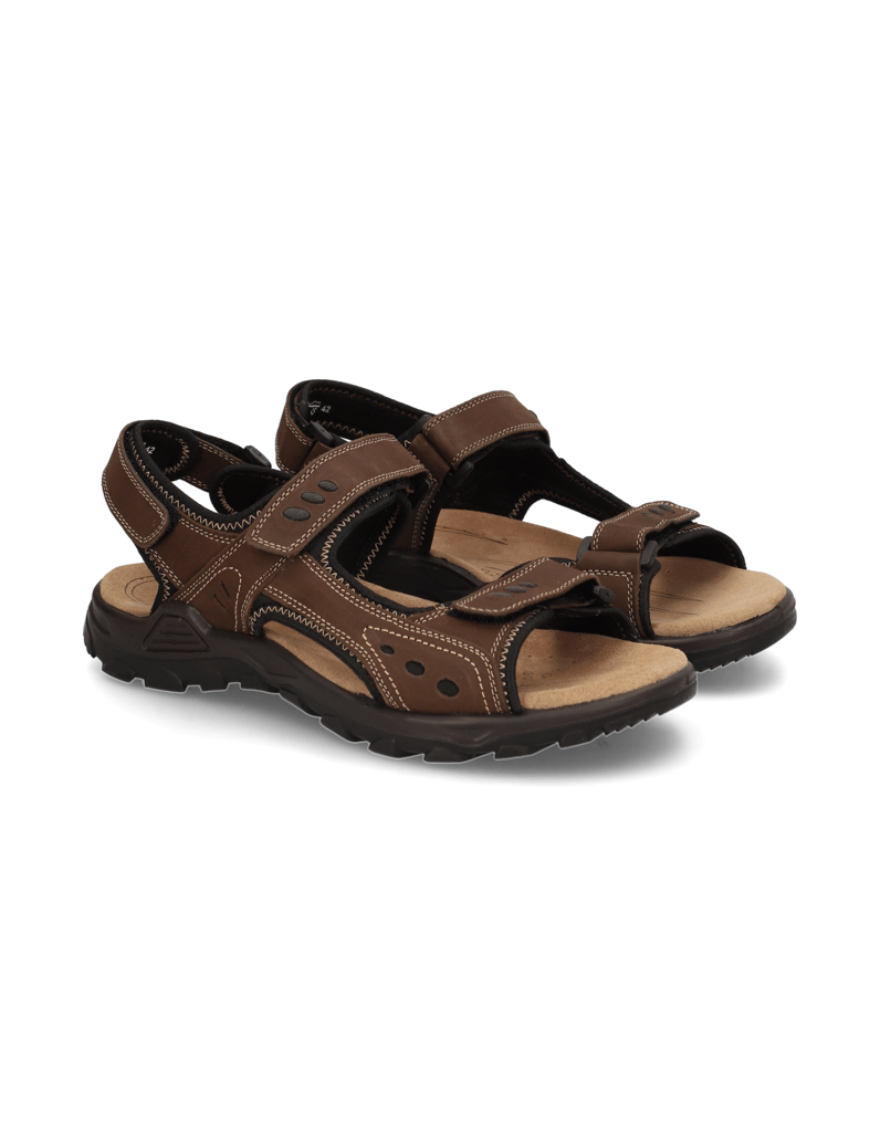 Master-Class-Nubukleder-Klassische-Sandalen-schwarz