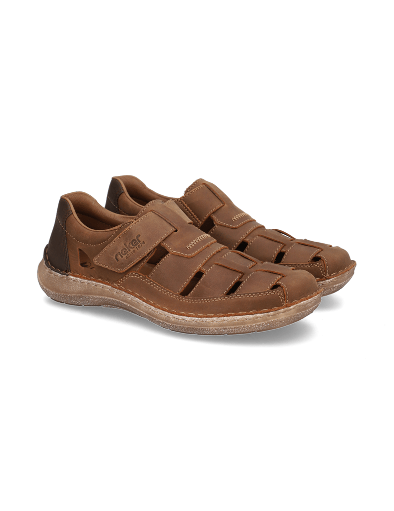Rieker-Leder-Sandale-braun