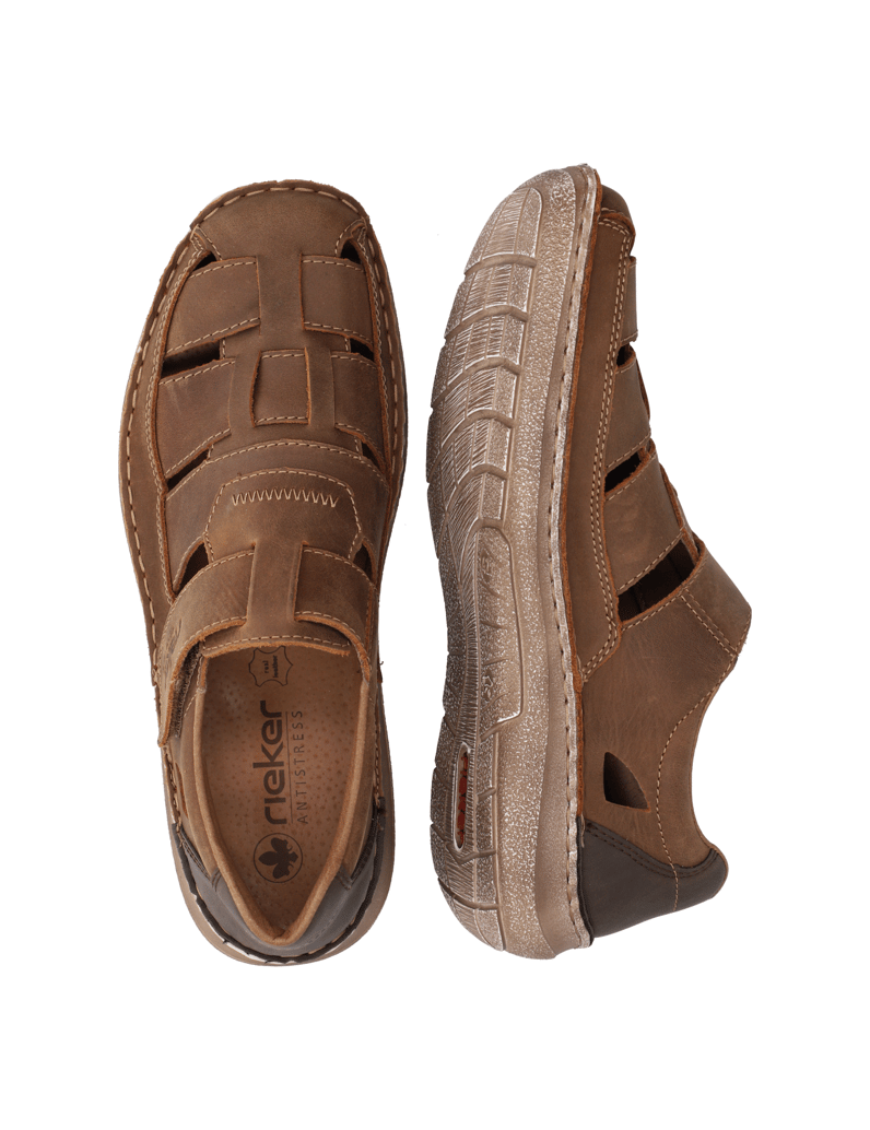 Rieker-Leder-Sandale-braun