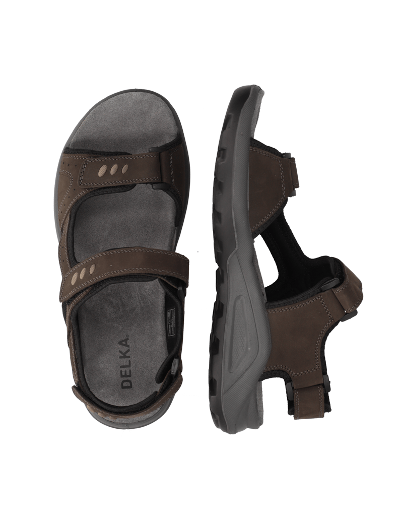 DELKA-Sandale-schwarz