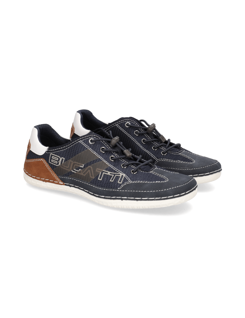 BUGATTI-DENIM-Schnürer-sportiv-blau