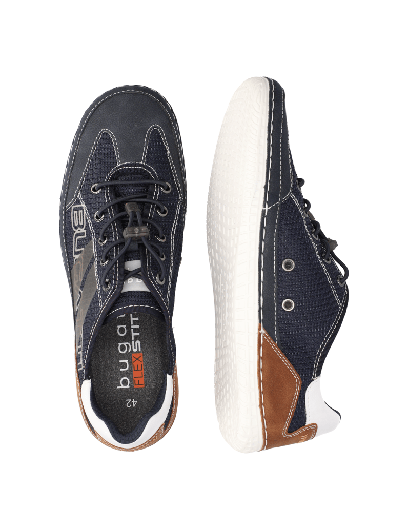 BUGATTI-DENIM-Schnürer-sportiv-blau