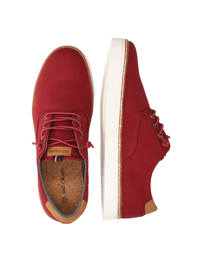 Pat-Calvin-Textil-Sneaker-rot