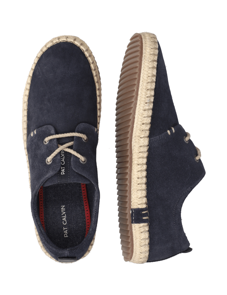 Pat-Calvin-Veloursleder-Schnürer-sportiv-blau