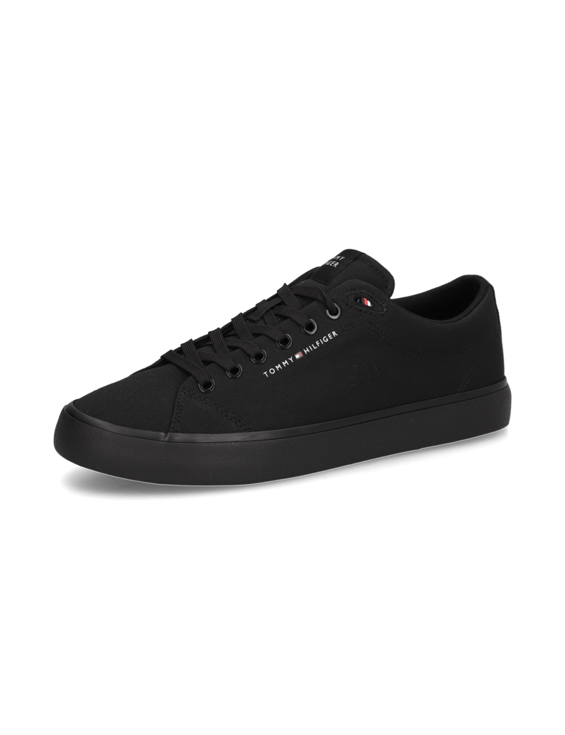 Tommy-Hilfiger-TH-HI-VULC-LOW-CORECANVAS-schwarz