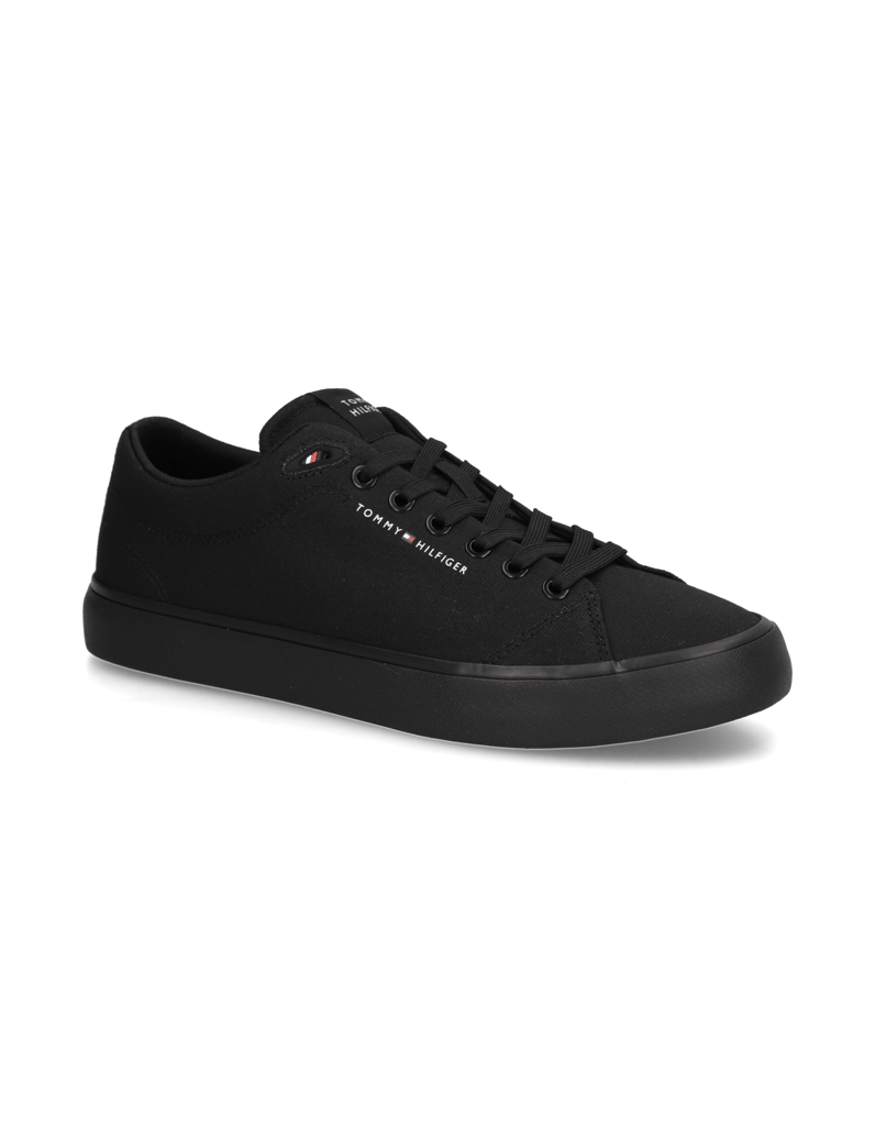 Tommy-Hilfiger-TH-HI-VULC-LOW-CORECANVAS-schwarz
