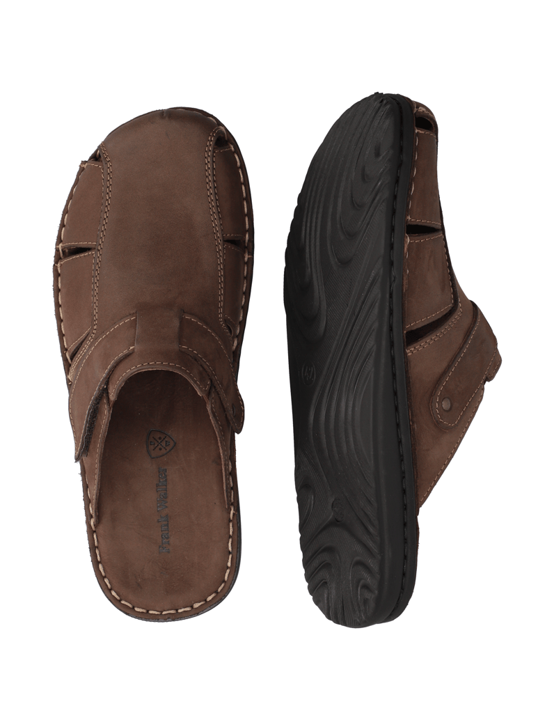 Frank-Walker-Nubukleder-Pantoffel-braun