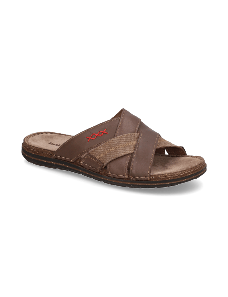 Frank-Walker-Lederkombination-Pantoffel