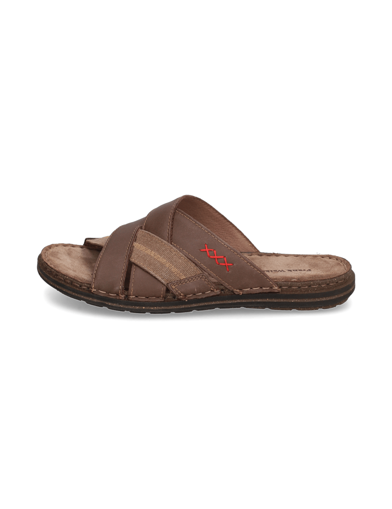 Frank-Walker-Lederkombination-Pantoffel