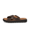 Lumberjack Glattleder Pantoffel braun