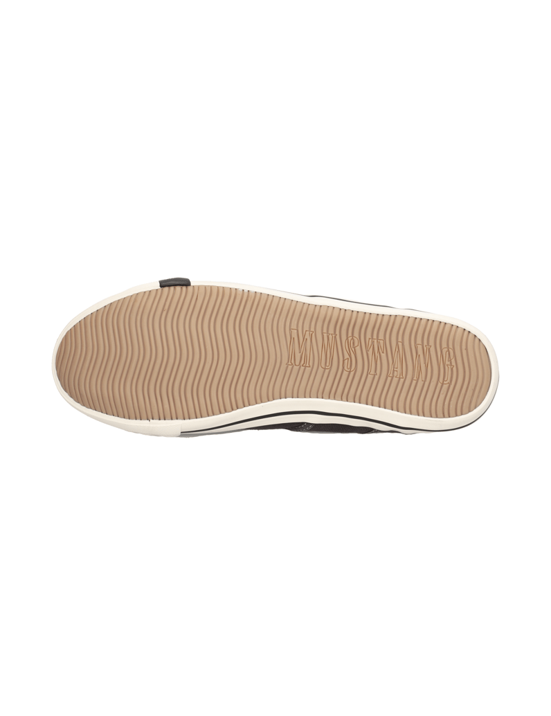 Mustang-Textil-Slipper-sportiv-schwarz