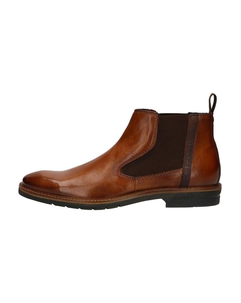 BUGATTI-Glattleder-Chelsea-Boot-cognac