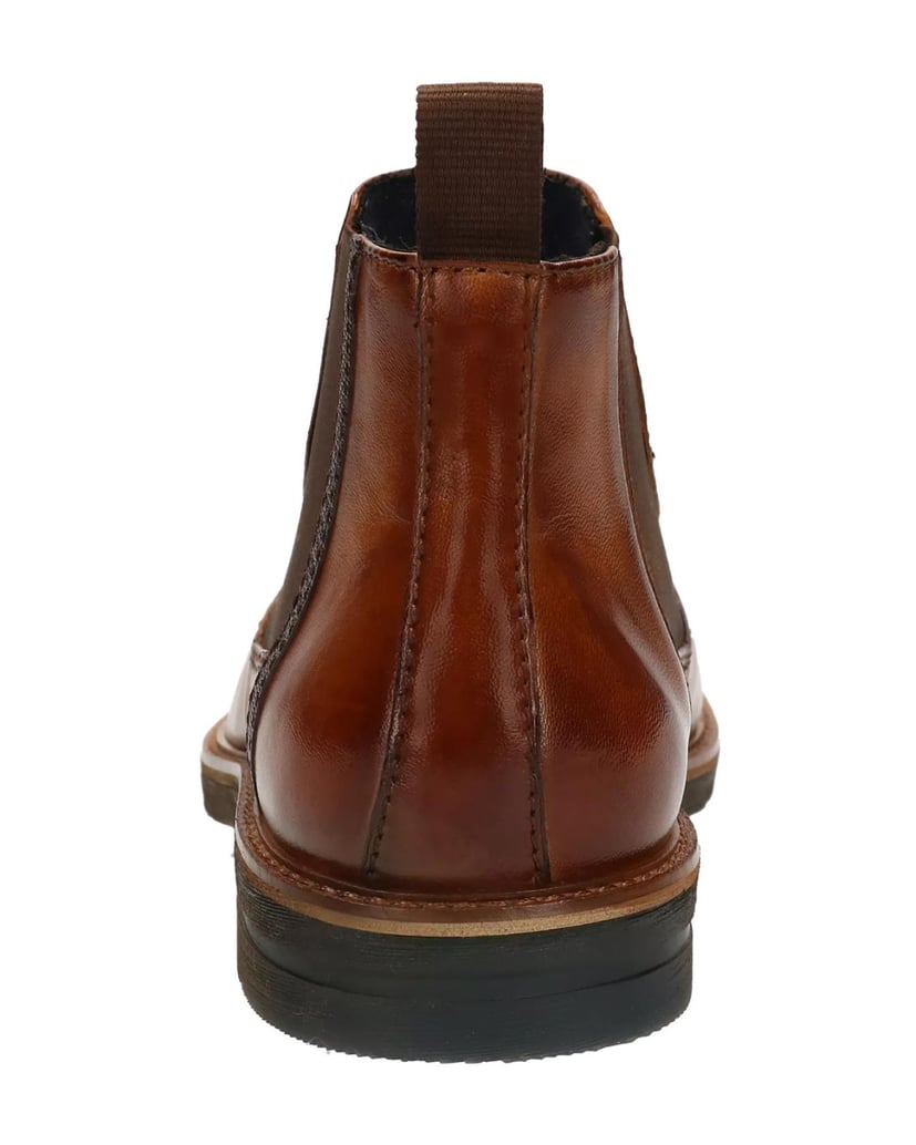 BUGATTI-Glattleder-Chelsea-Boot-cognac