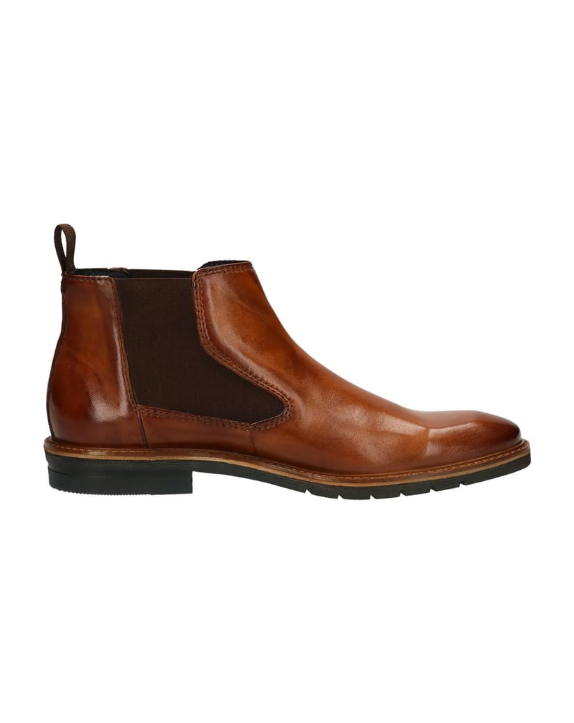 BUGATTI-Glattleder-Chelsea-Boot-cognac