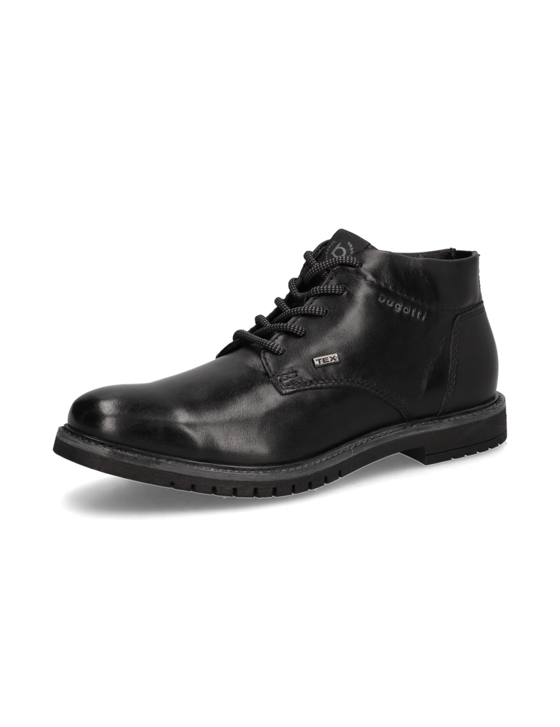 BUGATTI-Glattleder-Boot-schwarz