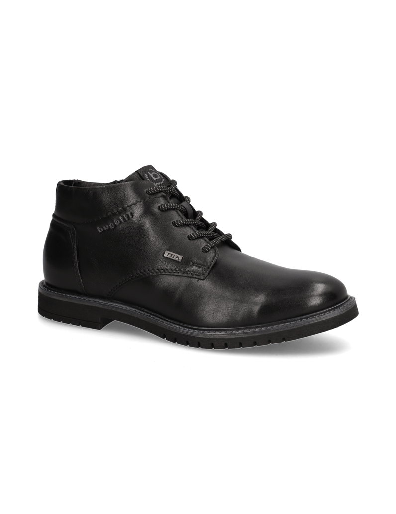 BUGATTI-Glattleder-Boot-schwarz