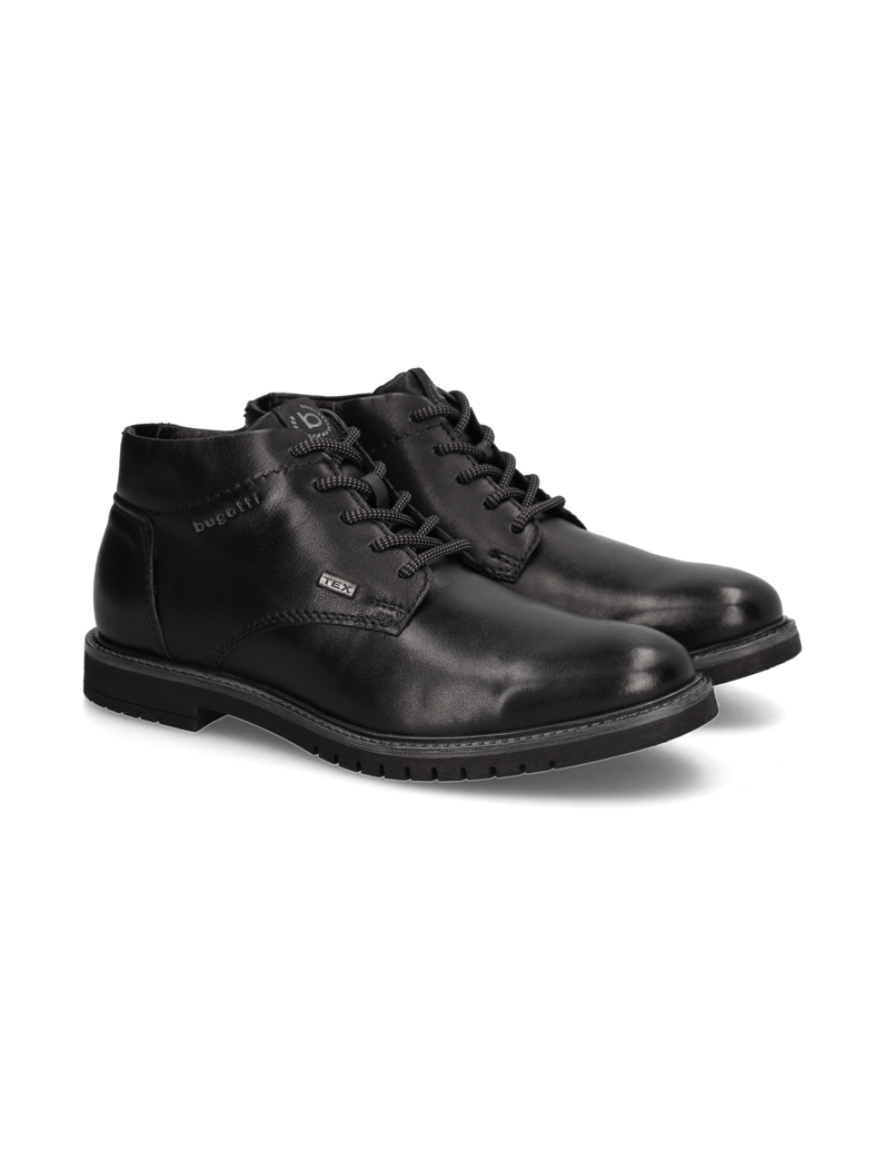 BUGATTI-Glattleder-Boot-schwarz