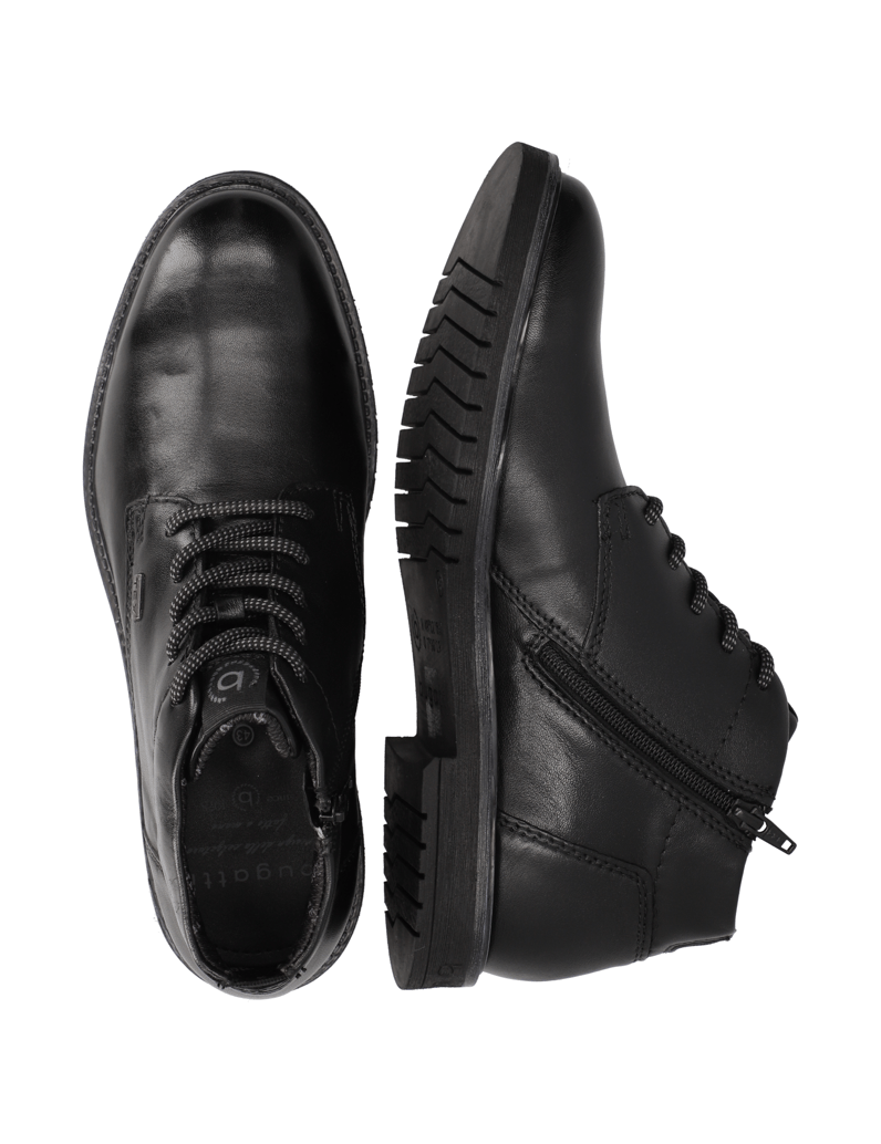 BUGATTI-Glattleder-Boot-schwarz