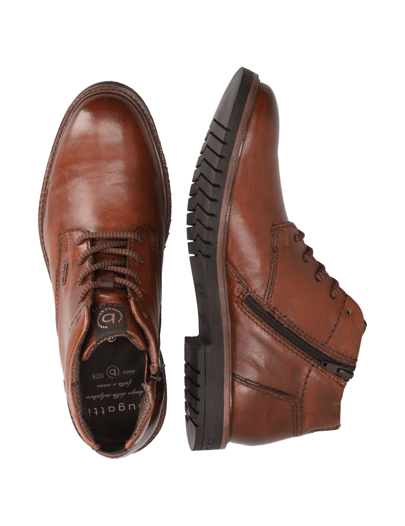 BUGATTI-Glattleder-Boot-schwarz