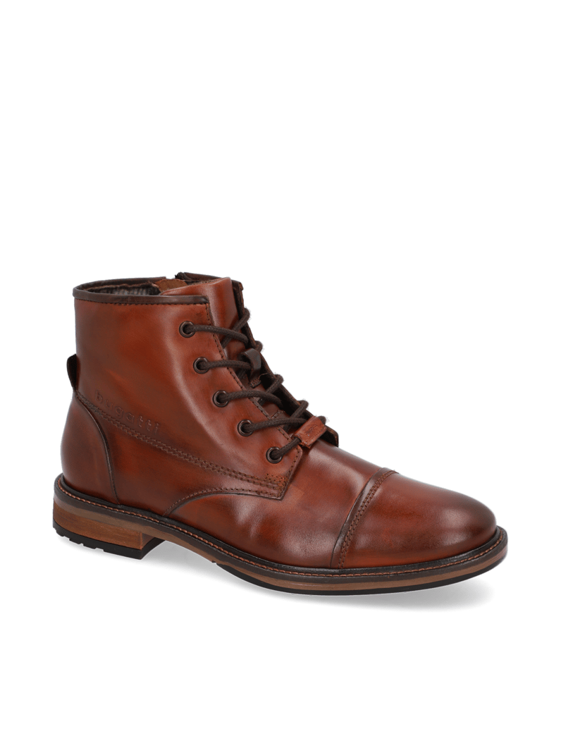 BUGATTI-Stiefelette-elegant-cognac